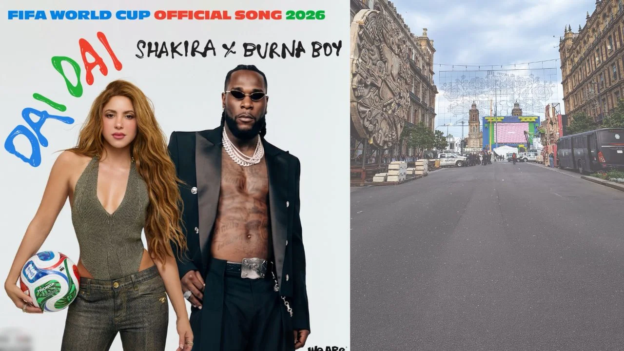 Shakira y Burna Boy se unen a la inauguración de la Copa del Mundo en CDMX