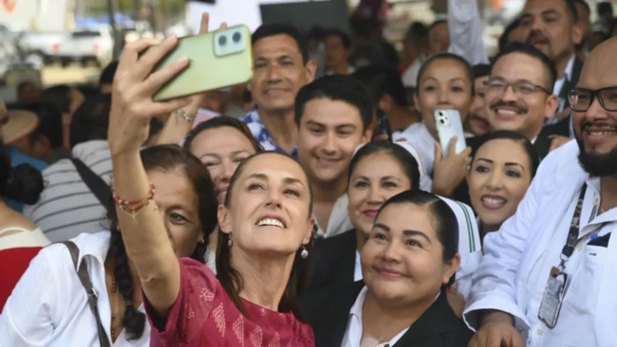 Sheinbaum encabezó el inicio de obra del Hospital de Especialidades del Instituto Mexicano del Seguro Social (IMSS) en Manzanillo, Colima.