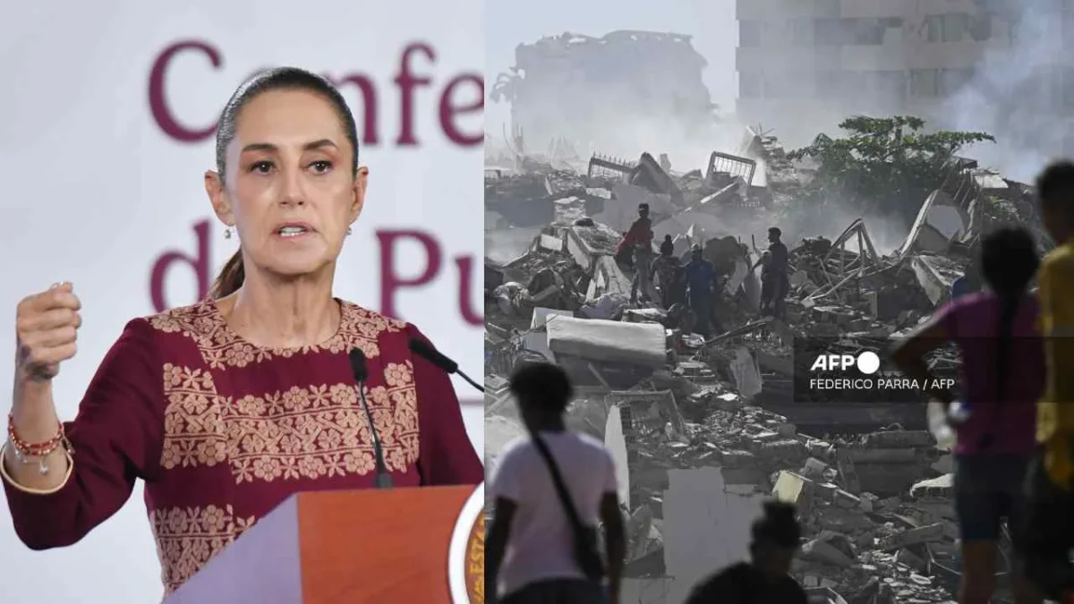 Claudia Sheinbaum externa sus condolencias a las víctimas de los terremotos en Venezuela.