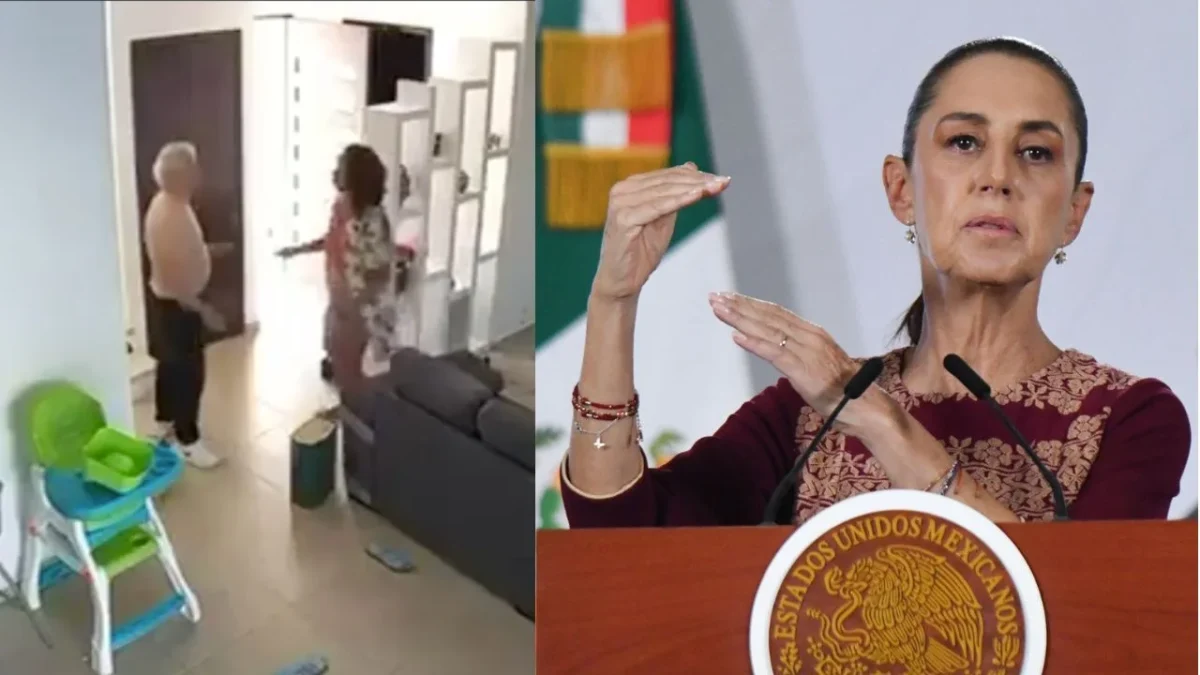 Sheinbaum ofreció apoyo a María Felicia Jiménez, quién sufrió violencia física por parte de su esposo, Víctor Rodríguez, ex titular de Pemex.