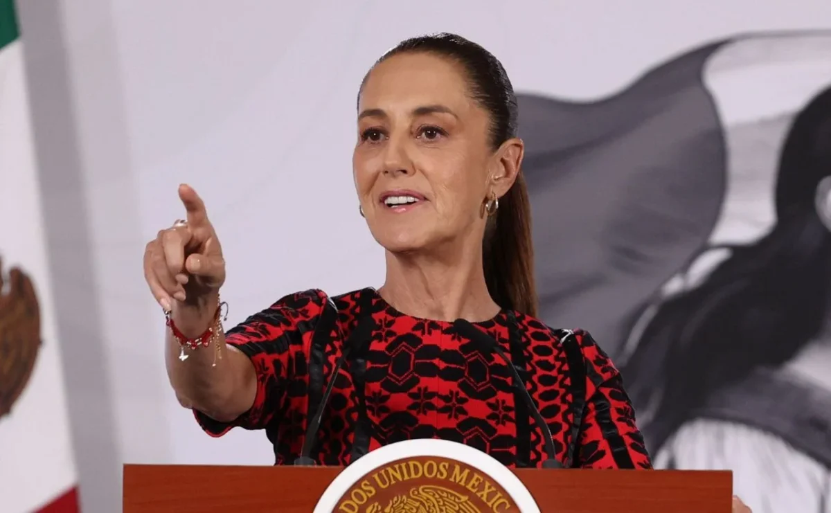 Claudia Sheinbaum desde la Mañanera del Pueblo
