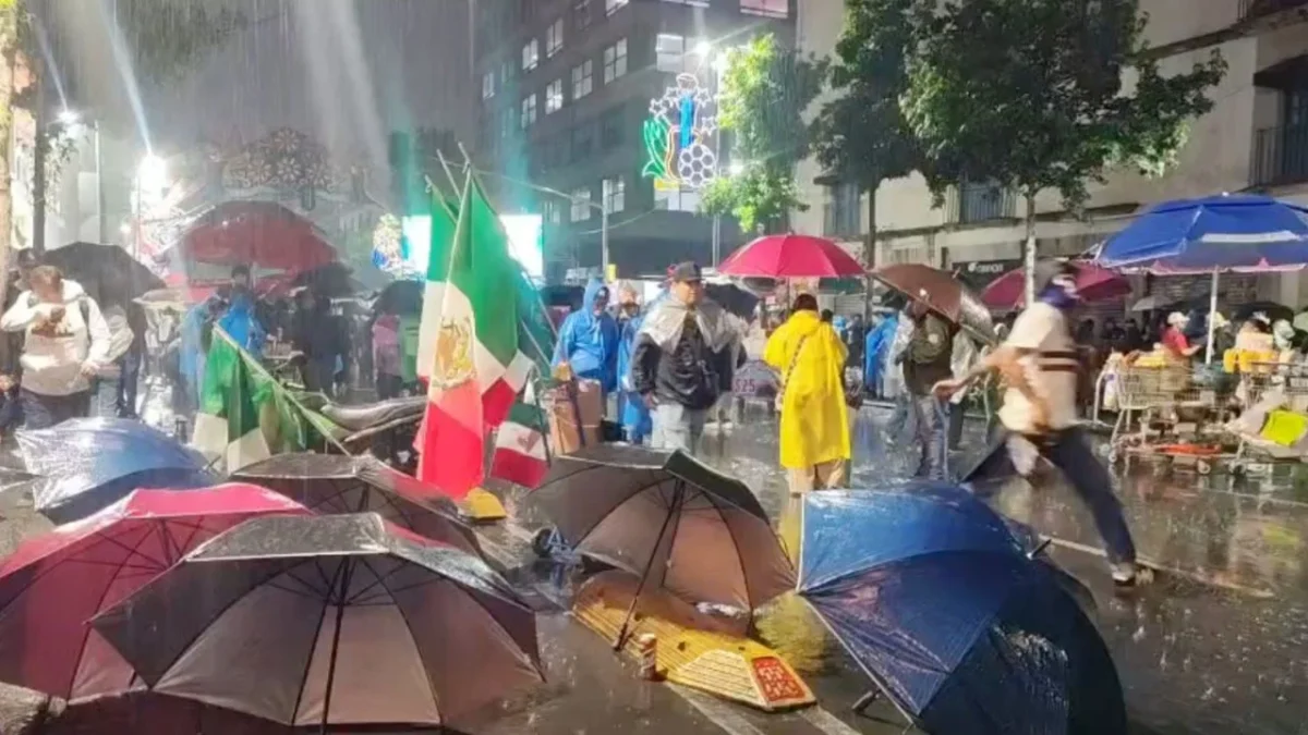 SGIRPC mantiene activas tres alertas por caída de lluvia en la CDMX, entre ellas la roja al sur de la ciudad, en pleno festejo del Mundial.