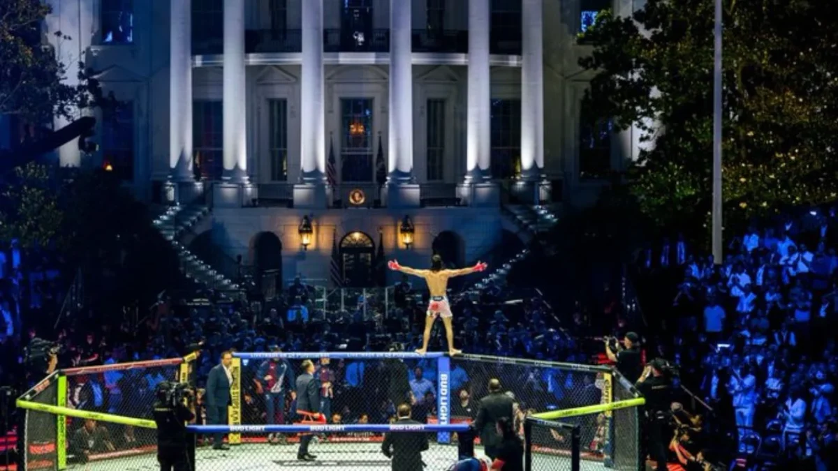 La UFC celebró el evento titulado 'Freedom 250' nada más y nada menos que en la Casa Blanca y con la presencia de Donald Trump.