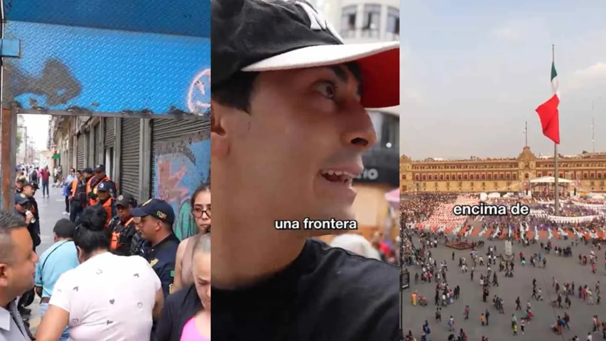 El youtuber español Nil Ojeda documentó las restricciones de acceso al Zócalo de la Ciudad de México previo al Mundial.