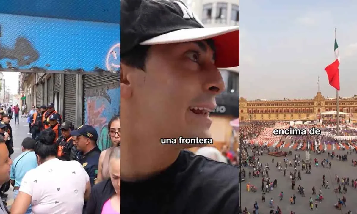 El youtuber español Nil Ojeda documentó las restricciones de acceso al Zócalo de la Ciudad de México previo al Mundial.