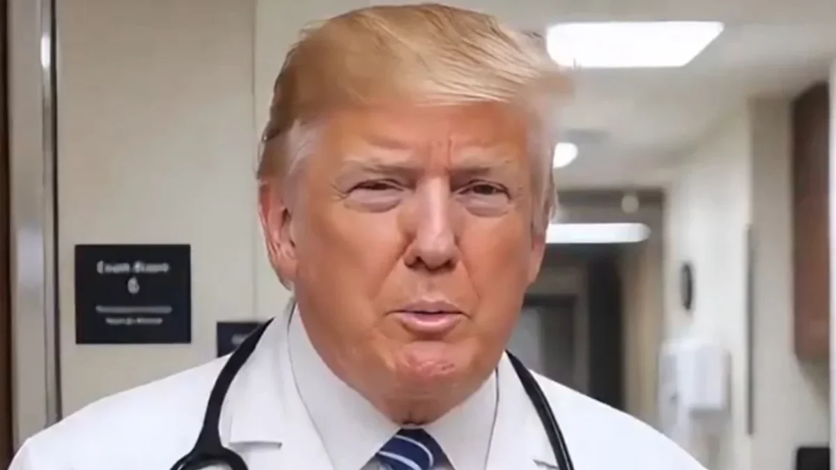 Trump se burla de sus opositores con un video hecho con IA