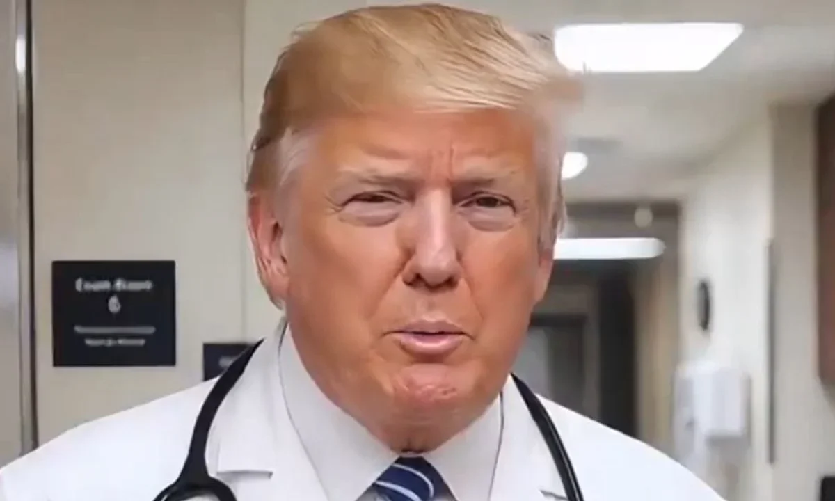 Trump se burla de sus opositores con un video hecho con IA