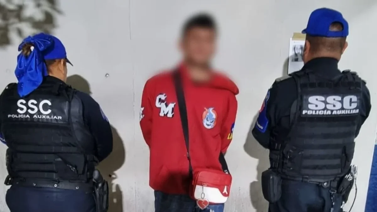 Detienen hombre por robo de autopartes durante recorrido preventivo en la Cuauhtémoc