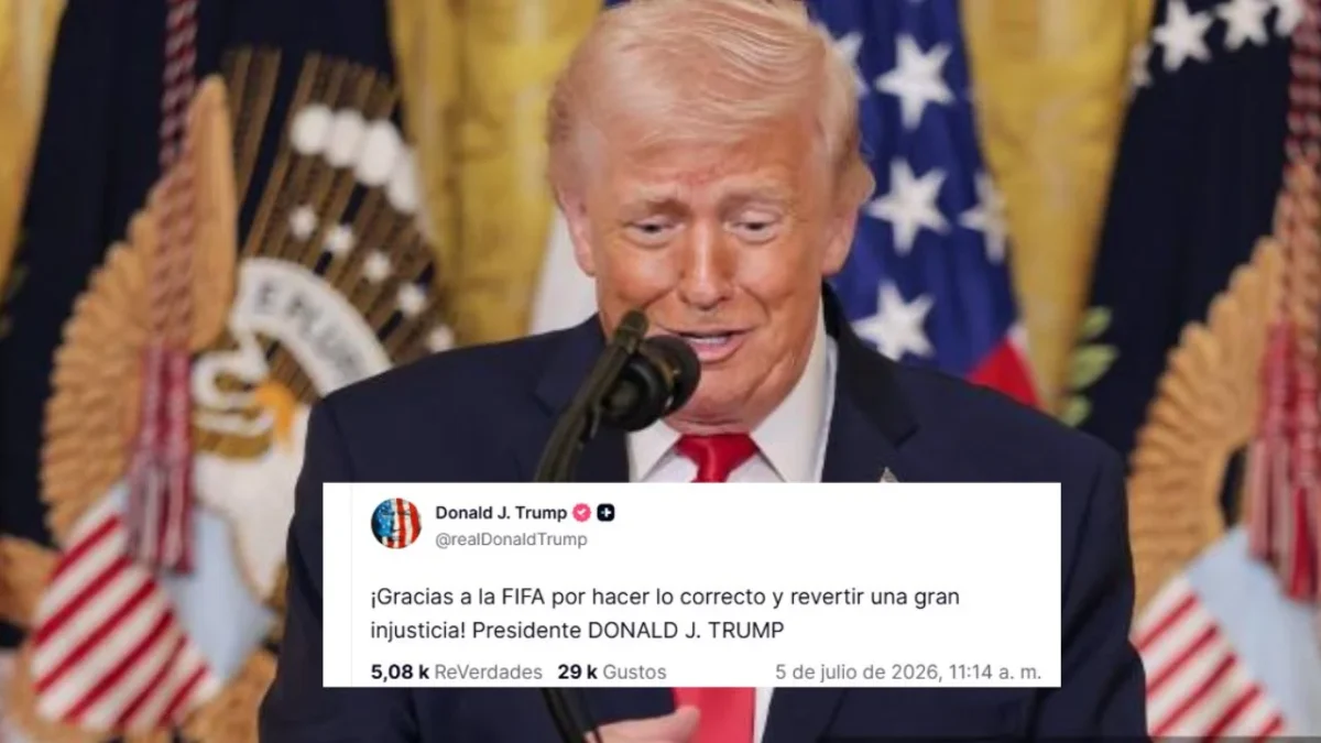 FIFA retira tarjeta roja a Balogun tras la llamada de Trump a Infantino