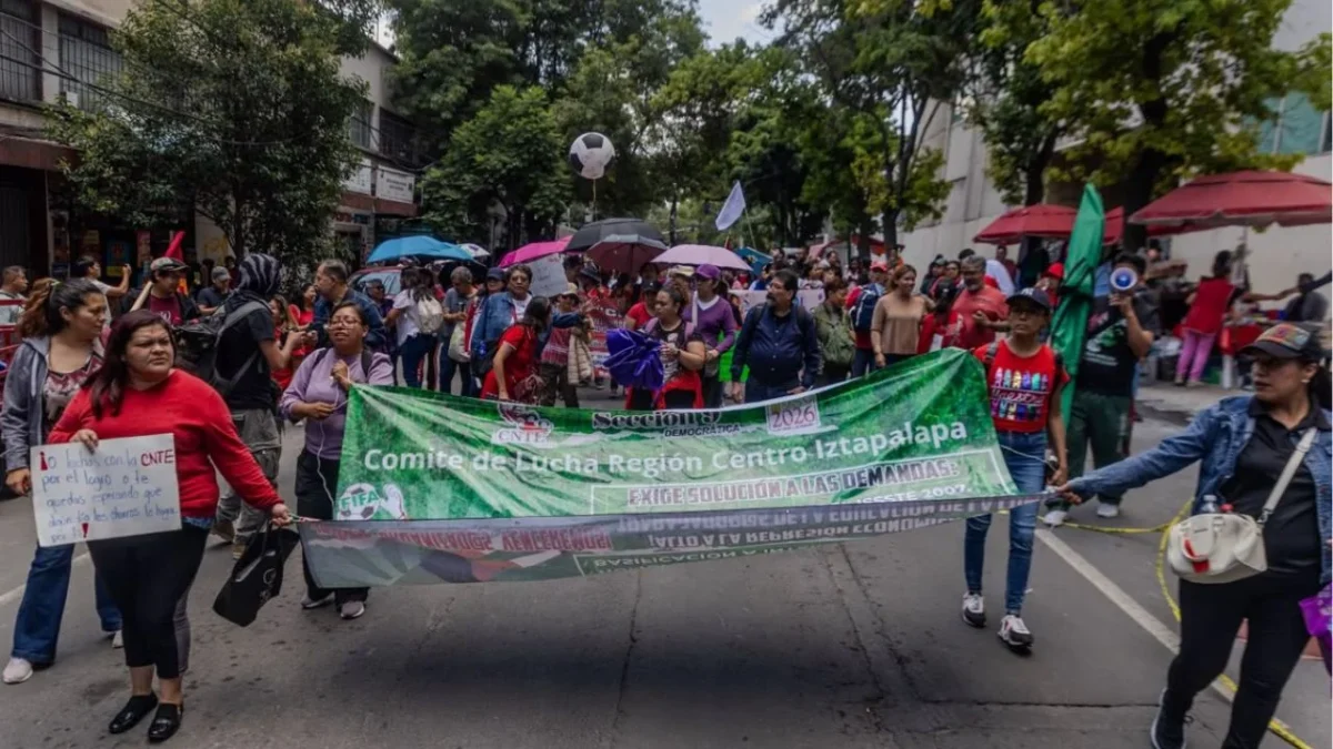 La CNTE regresa a las calles, señalan incumplimientos a acuerdos