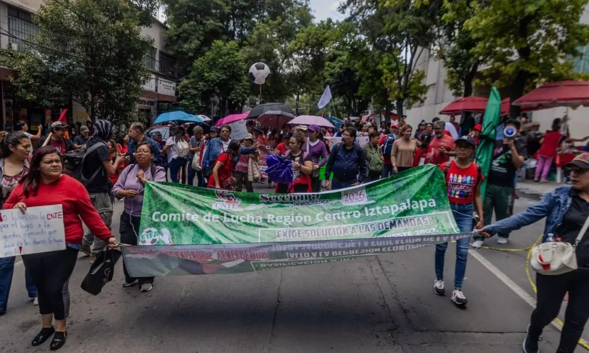 La CNTE regresa a las calles, señalan incumplimientos a acuerdos