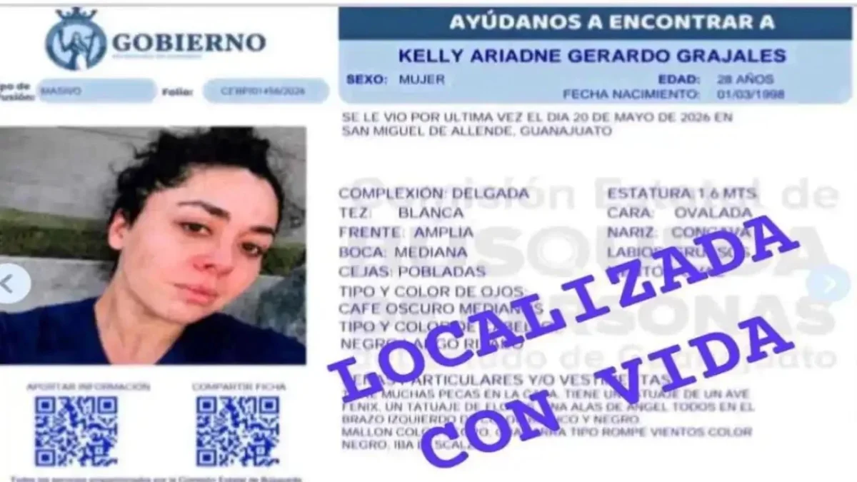 Localizan con vida a la nieta de Paquita la del Barrio tras 40 días desaparecida