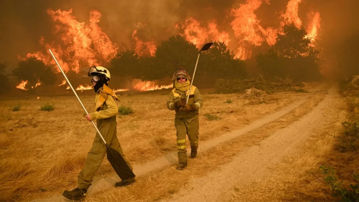 Madrid, flanqueada por el fuego en dos frentes