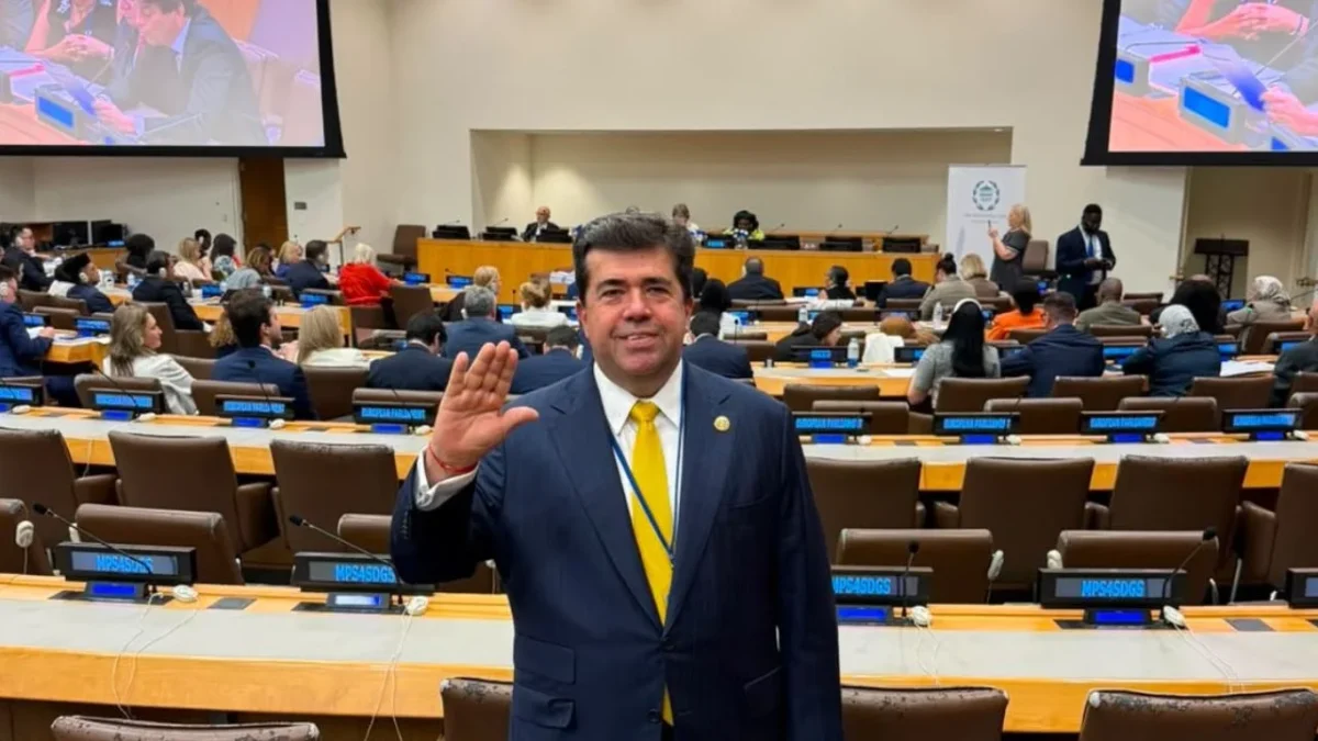 Pedro Haces lleva a la ONU propuestas para acelerar el cumplimiento de la agenda 2030