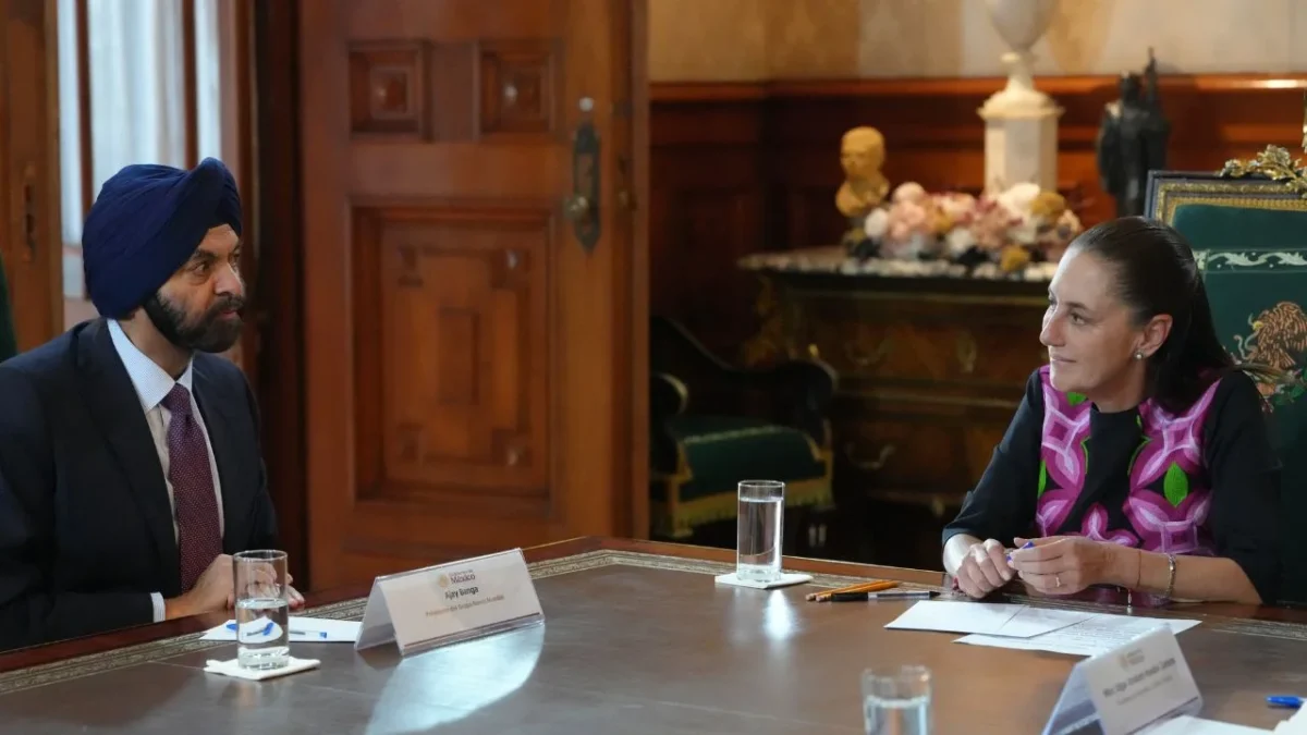Sheinbaum se reúne con presidente del Banco Mundial, señala interés el Plan México