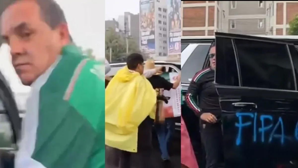 Vandalizan camioneta de Cuauhtémoc Blanco en pleno Periférico