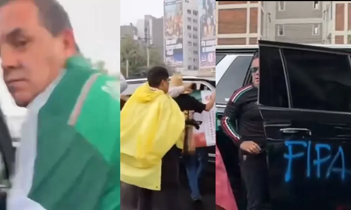 Vandalizan camioneta de Cuauhtémoc Blanco en pleno Periférico