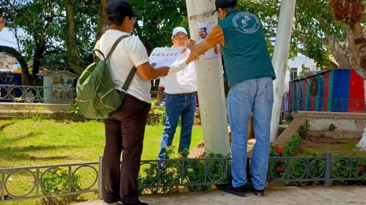 Integrantes de la Comisión Estatal de los Derechos Humanos (CEDH) de Chiapas, acompañaron a madres buscadoras durante jornada.