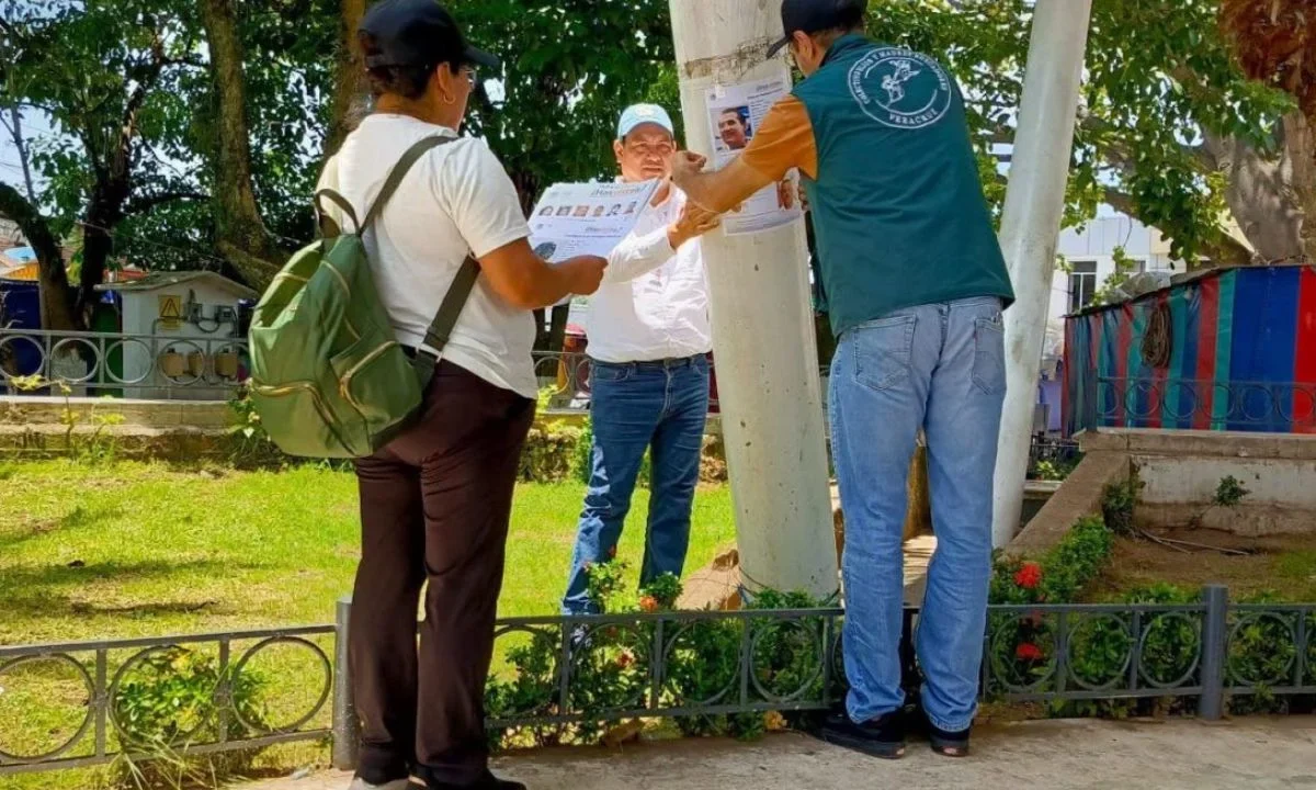 Integrantes de la Comisión Estatal de los Derechos Humanos (CEDH) de Chiapas, acompañaron a madres buscadoras durante jornada.