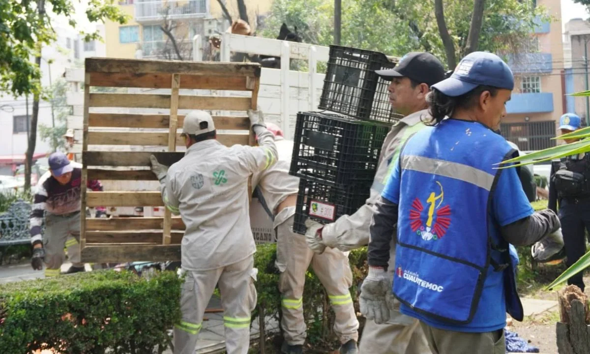 La Alcaldía Cuauhtémoc intervino 41 puntos de las 33 colonias en la que se buscó realizar trabajos de sensibilización y retiro de residuos.