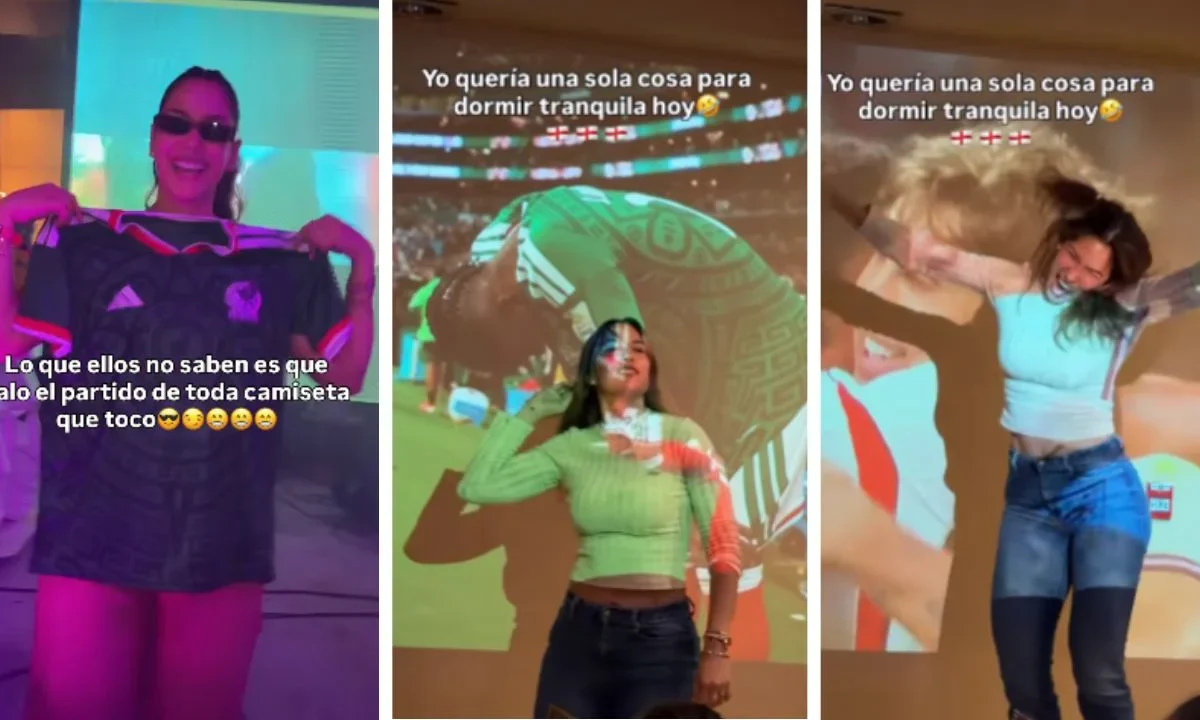 La conductora Alejandra Jaramillo está en polémica por celebrar la derrota de México contra Inglaterra, piden que la despidan de su trabajo.