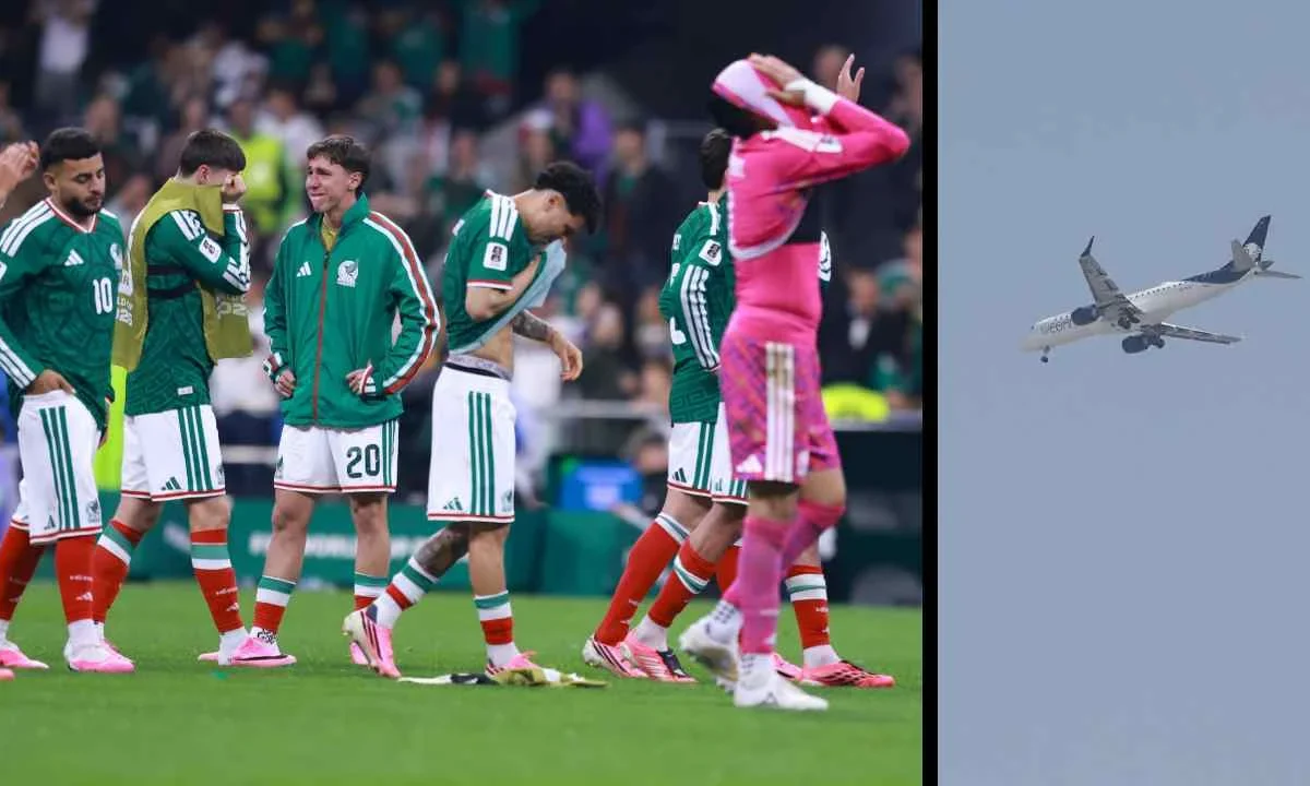 Piloto de avión da mensaje emotivo tras derrota de México ante Inglaterra en el Mundial 2026.