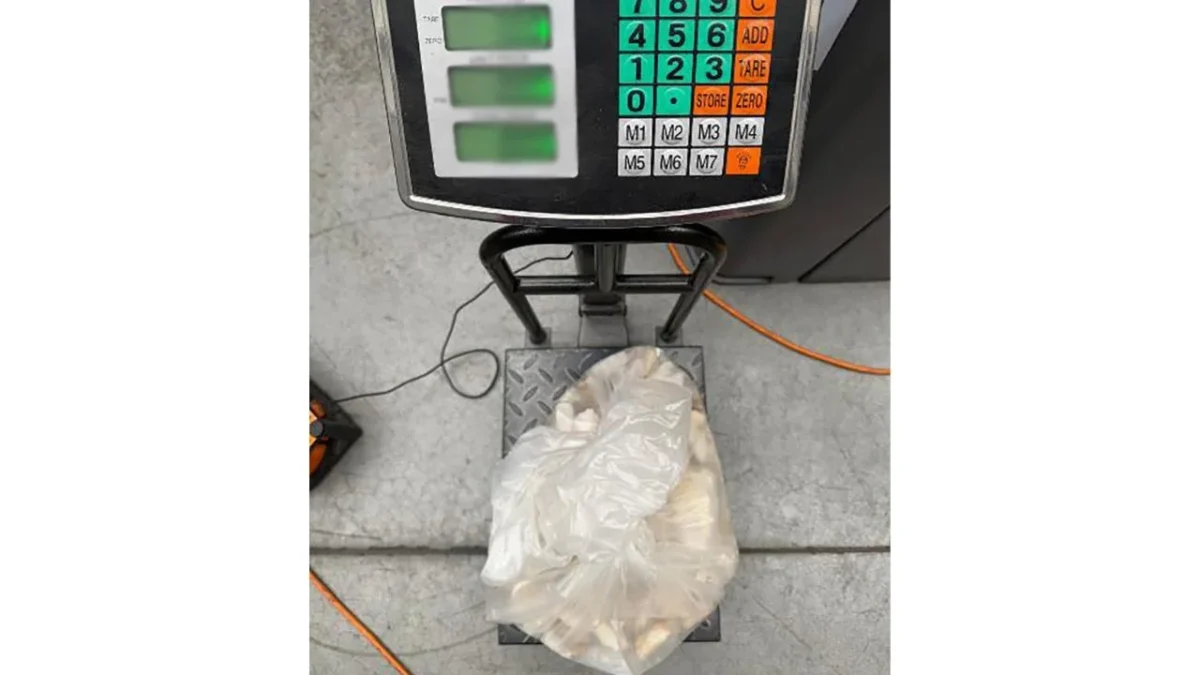 Clorhidrato de metanfetamina, con un peso aproximado de tres kilos