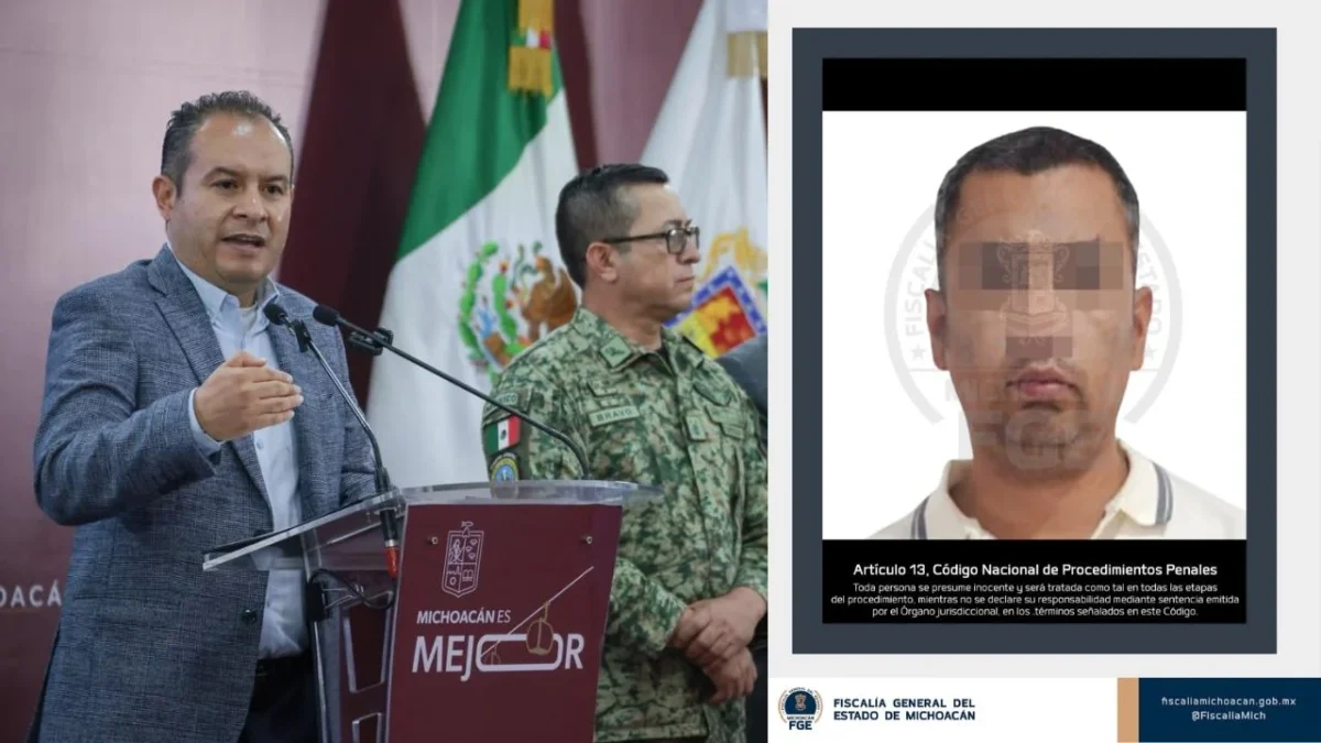 Fredy N, presunto integrante de 'Los Sierra'. es investigado por extorsiones y amenazas contra empresarios madereros y mezcaleros.