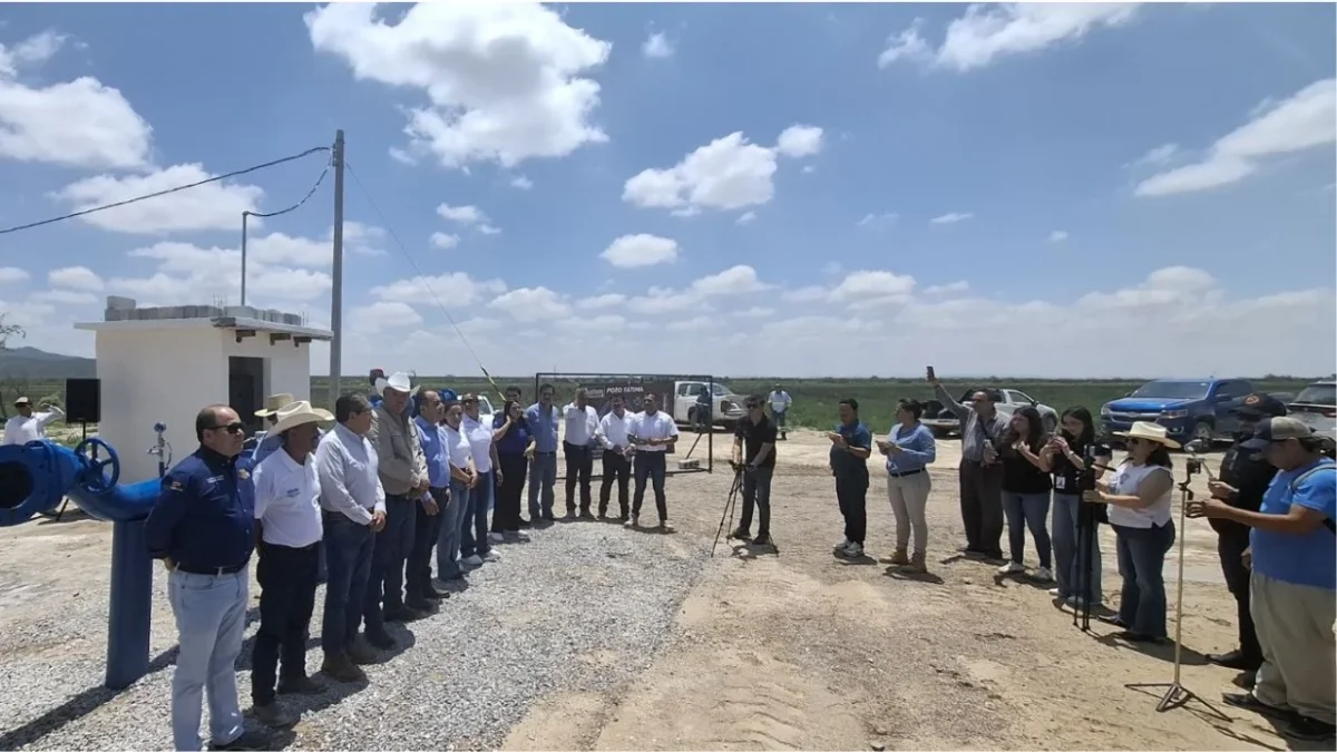 La puesta en operación del pozo profundo Fátima aportará 25 litros por segundo para beneficiar a miles de personas de 22 localidades de SLP.