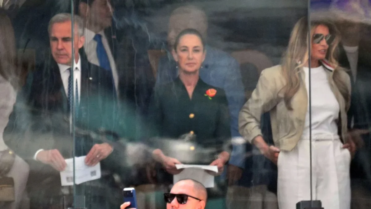 La presidenta Claudia Sheinbaum ya está en las instalaciones del Estadio Nueva York para ser testigo del España vs Argentina, final del Mundial 2026.