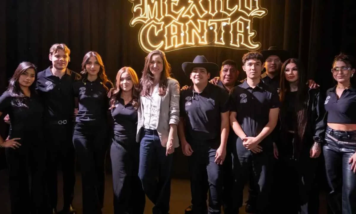 La secretaria de Cultura federal, Claudia Curiel, dio a conocer a los semifinalistas de la segunda edición del concurso “México Canta”.