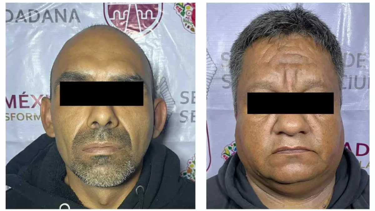 Autoridades federales y capitalinas detuvieron a 2 presuntos integrantes del Cártel de Tláhuac.