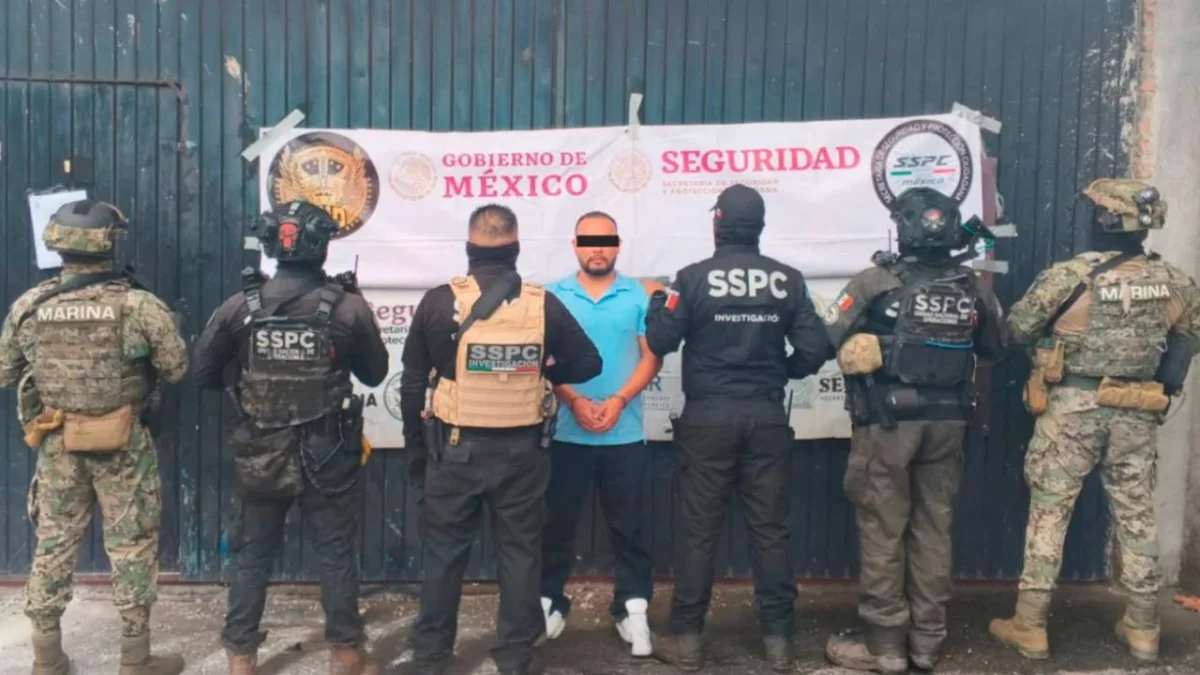En acciones coordinadas de inteligencia naval, se logró la detención de José Guadalupe, alias 'M4', operador del CJNG en Nayarit y Tlaxcala.