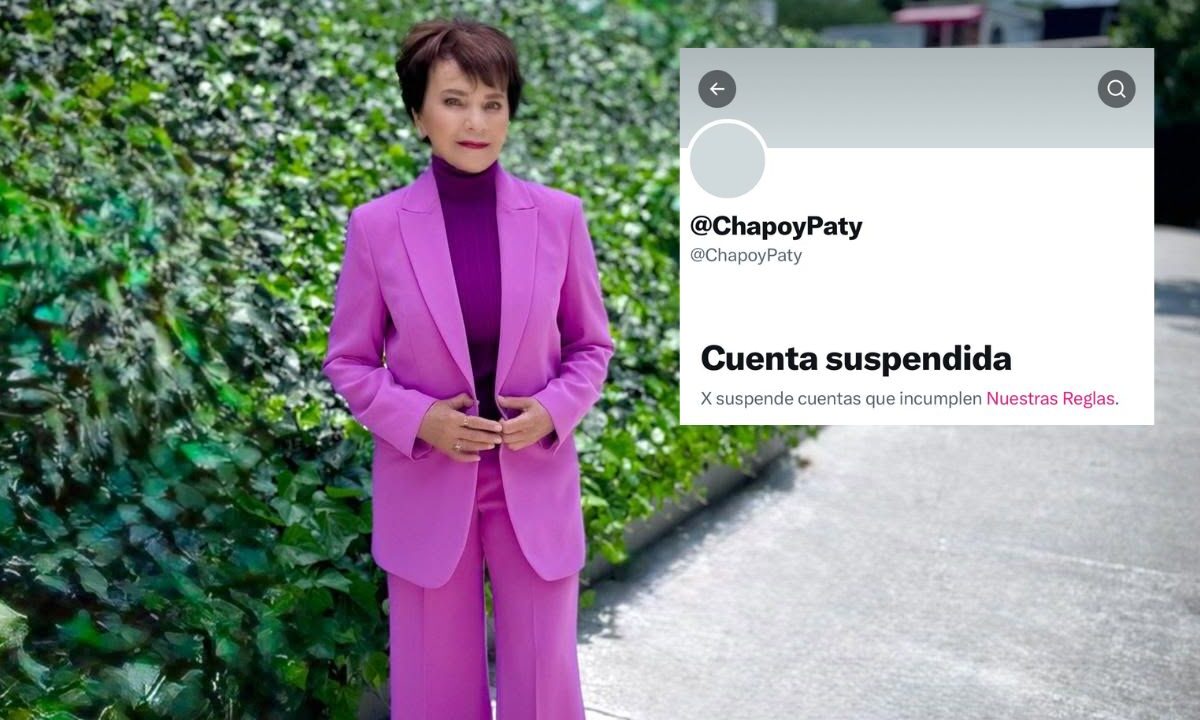 La red Social X suspendió la cuenta de la conductora Paty Chapoy poco después de las disculpas de Pedro Sola sobre envenenar animales.
