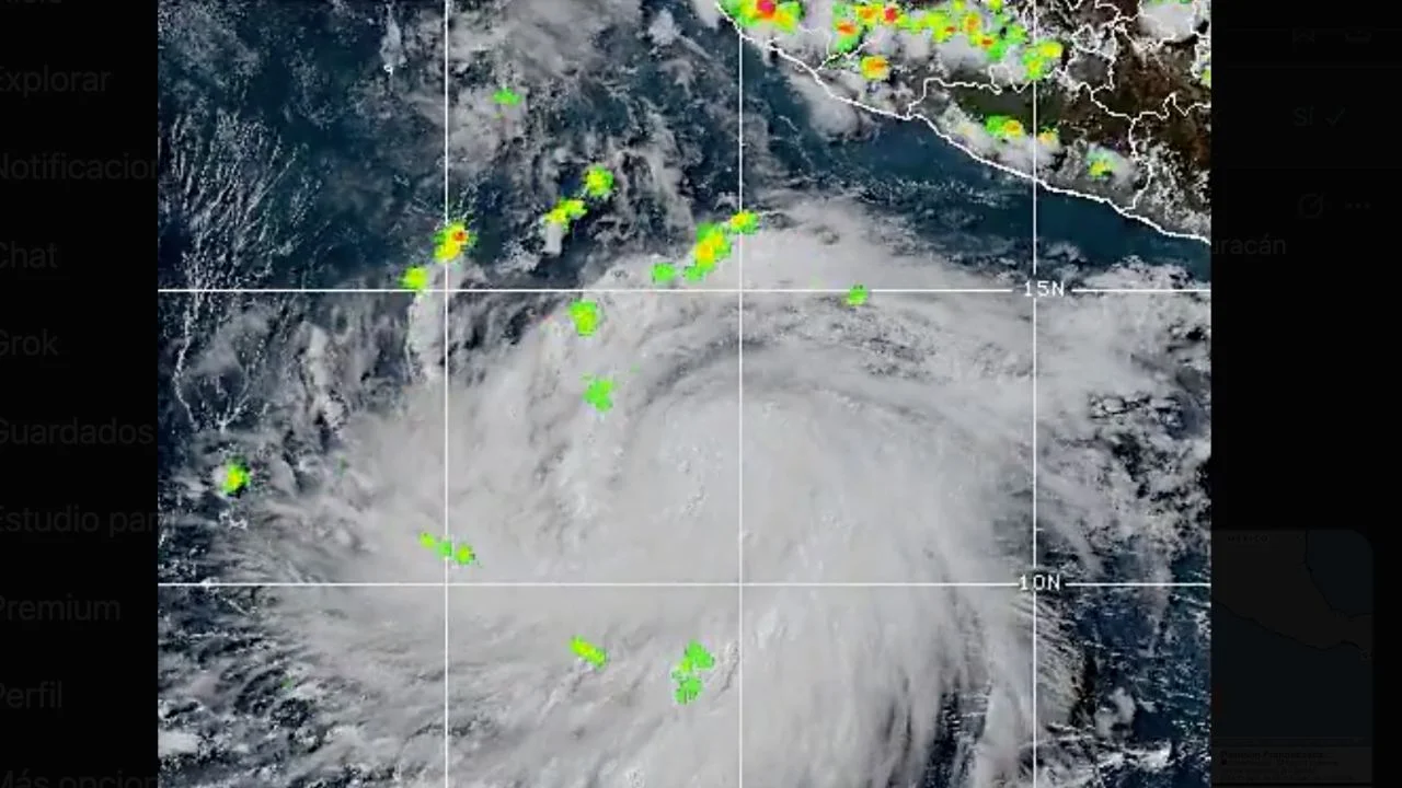 Genevieve ya es huracán categoría 1, prevén lluvias y oleaje en México
