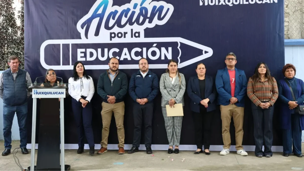 La presidenta municipal de Huixquilucan entregó la rehabilitación de este plantel de nivel preescolar ubicado en la colonia El Mirador.