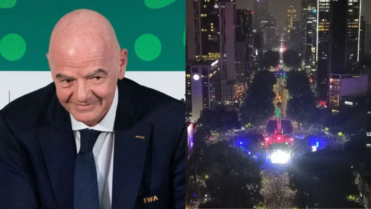 Gianni Infantino, líder de la FIFA, lamentó la muerte de aficionados en el Ángel de la Independencia tras triunfo de México.