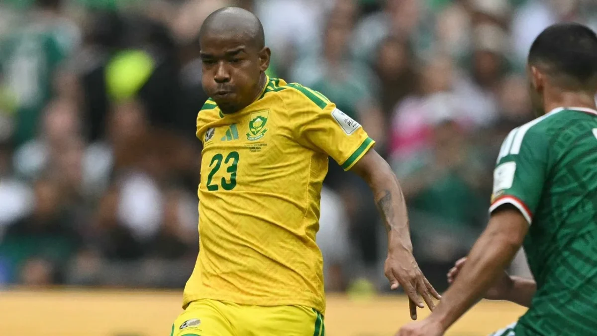 Jayden Adams, mediocampista de Sudáfrica y participante del Mundial 2026, murió a los 25 años; el deceso fue confirmado por el ministro de Deportes de su país