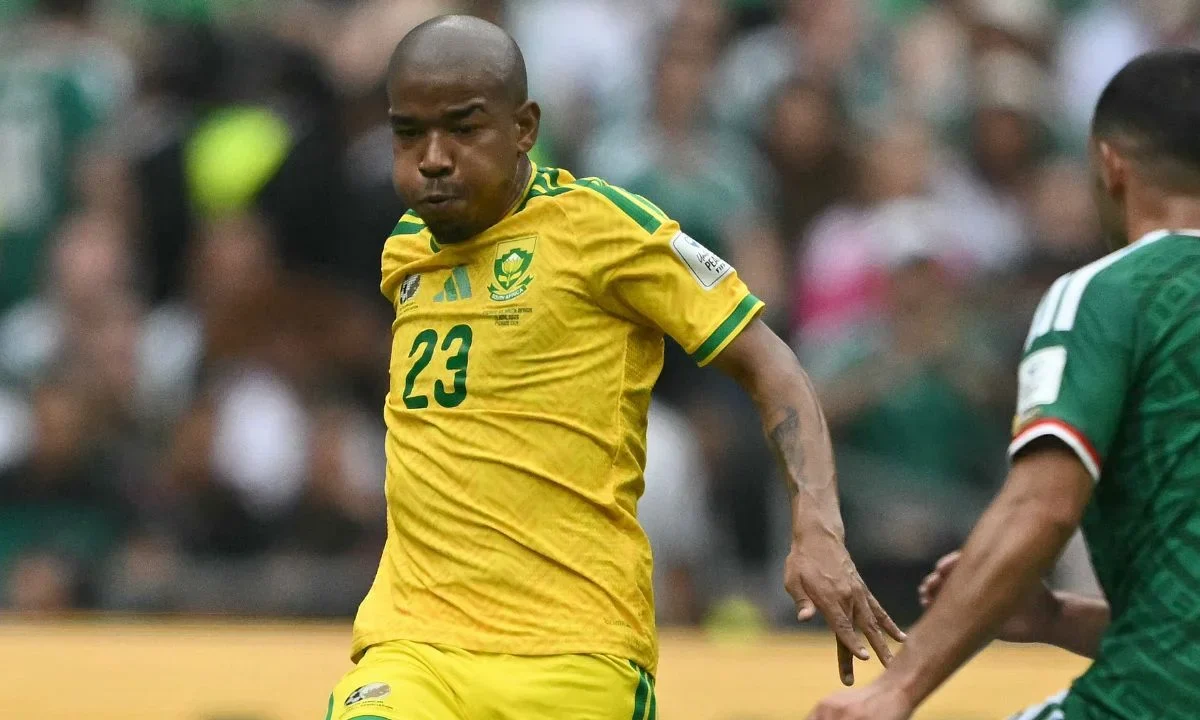 Jayden Adams, mediocampista de Sudáfrica y participante del Mundial 2026, murió a los 25 años; el deceso fue confirmado por el ministro de Deportes de su país