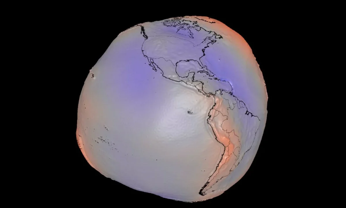 La NASA publicó un modelo de la Tierra y se viralizó por la forma irregular de su superficie, ¿plana, redonda o geoide? esto dice la agencia.