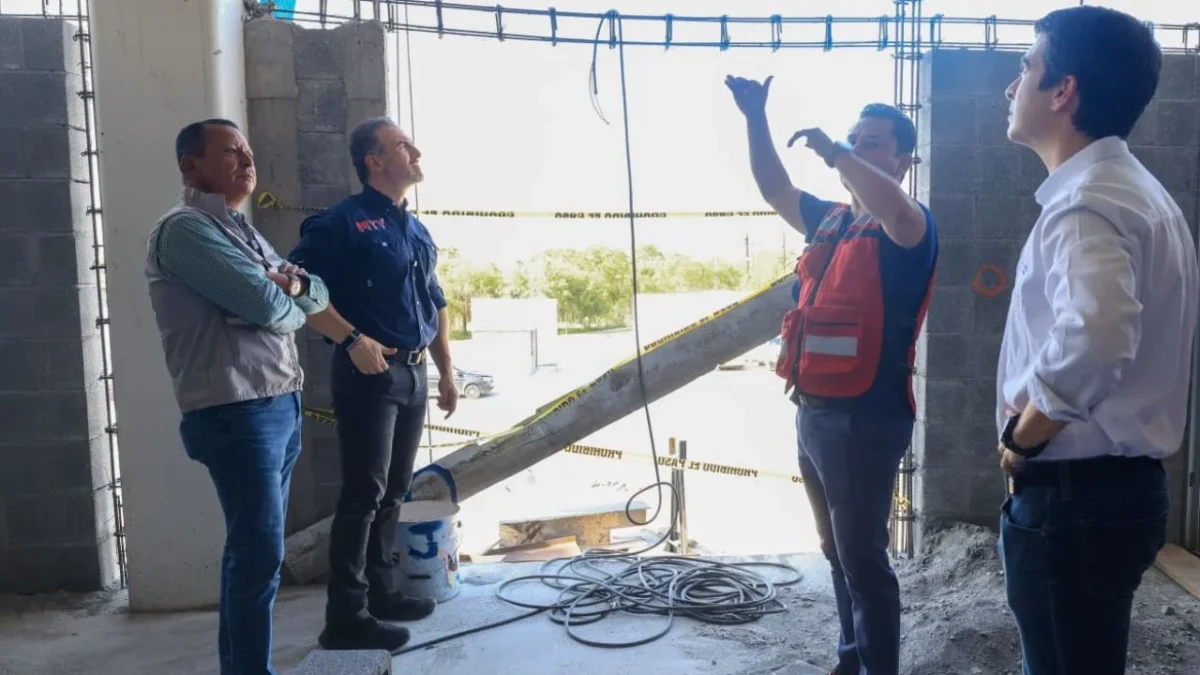 La construcción del Centro de Comando, Control, Comunicación y Computo C4 Norte en Monterrey ya registra un avance general del 65%.