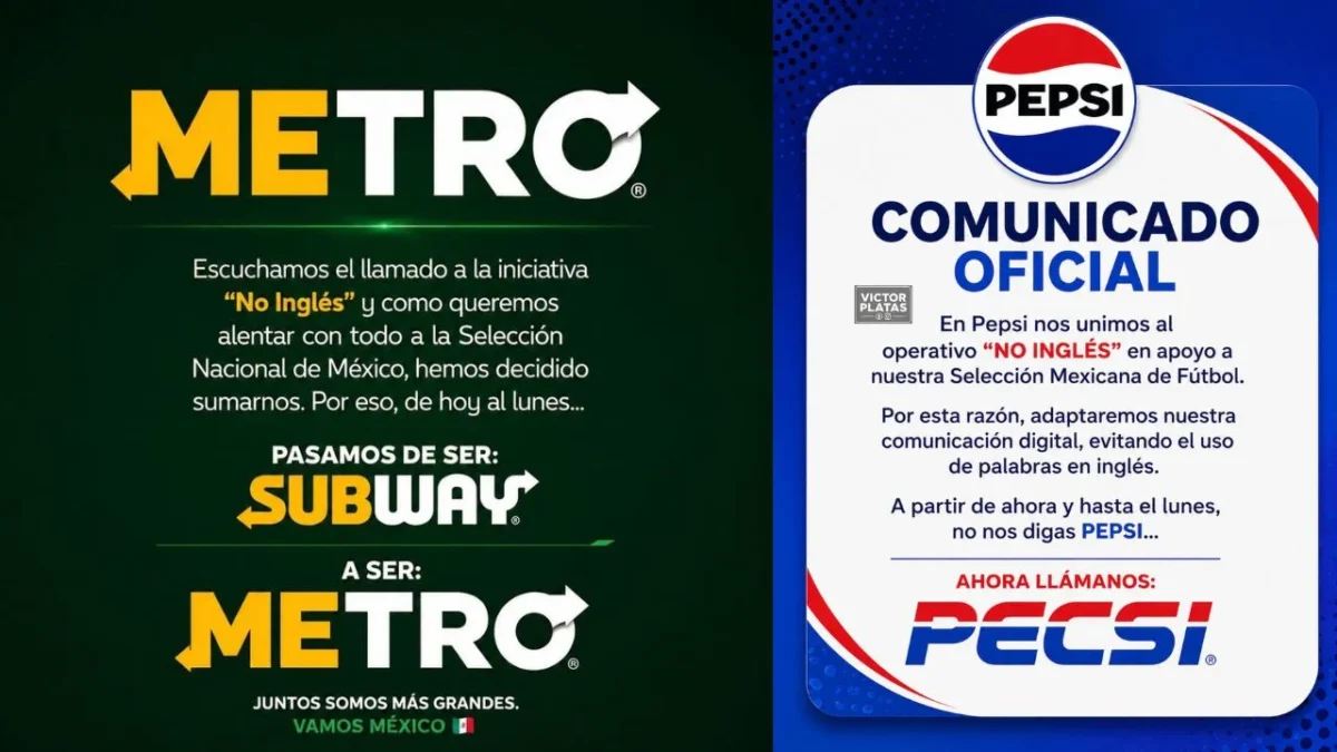 Una tendencia unió a diferentes influencers y empresas con presencia en el país, la Operación No Inglés apoya a la Selección Mexicana.