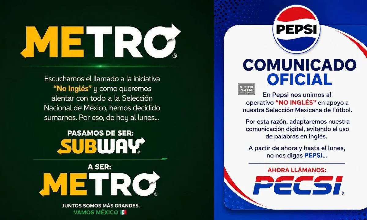 Una tendencia unió a diferentes influencers y empresas con presencia en el país, la Operación No Inglés apoya a la Selección Mexicana.