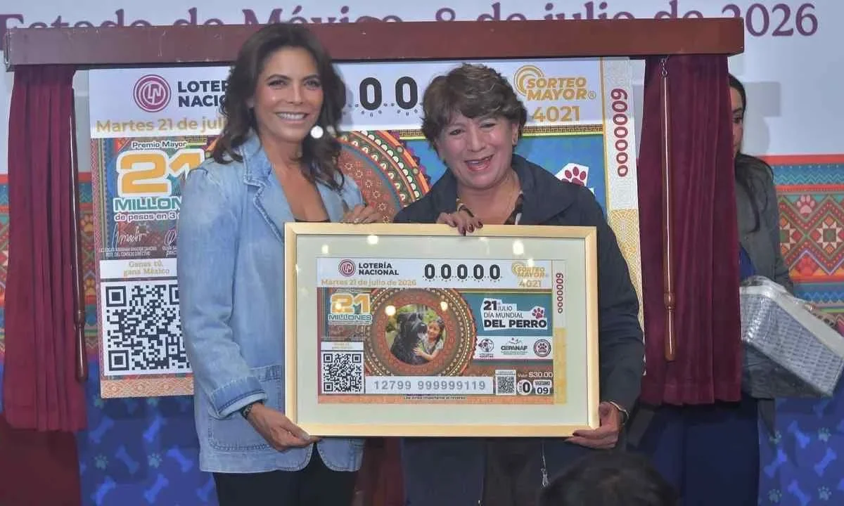 Presentan billete de Lotería en conmemoración por el Día Mundial del Perro.