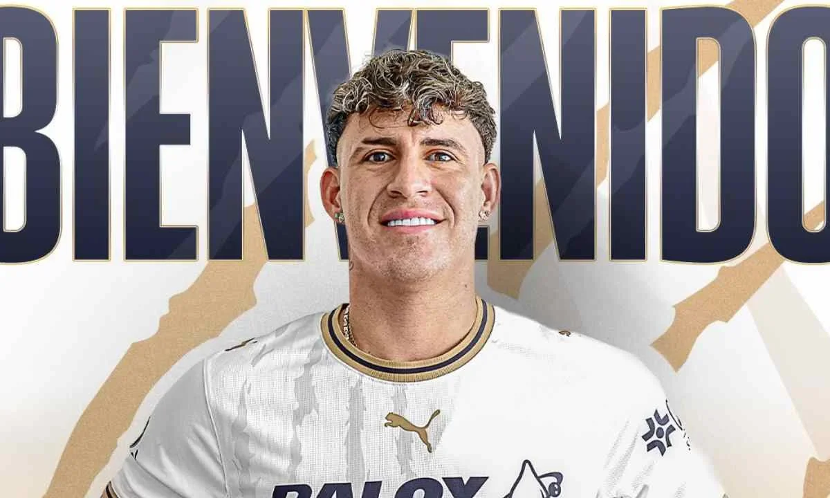 Los Pumas de la UNAM anunciaron el fichaje de Cristian 'Chicote' Calderón.