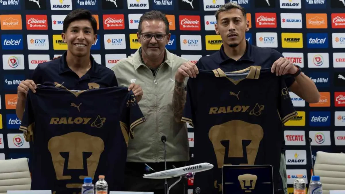 Los Pumas de la UNAM presentaron a dos de sus nuevos refuerzos para el torneo Apertura 2026.