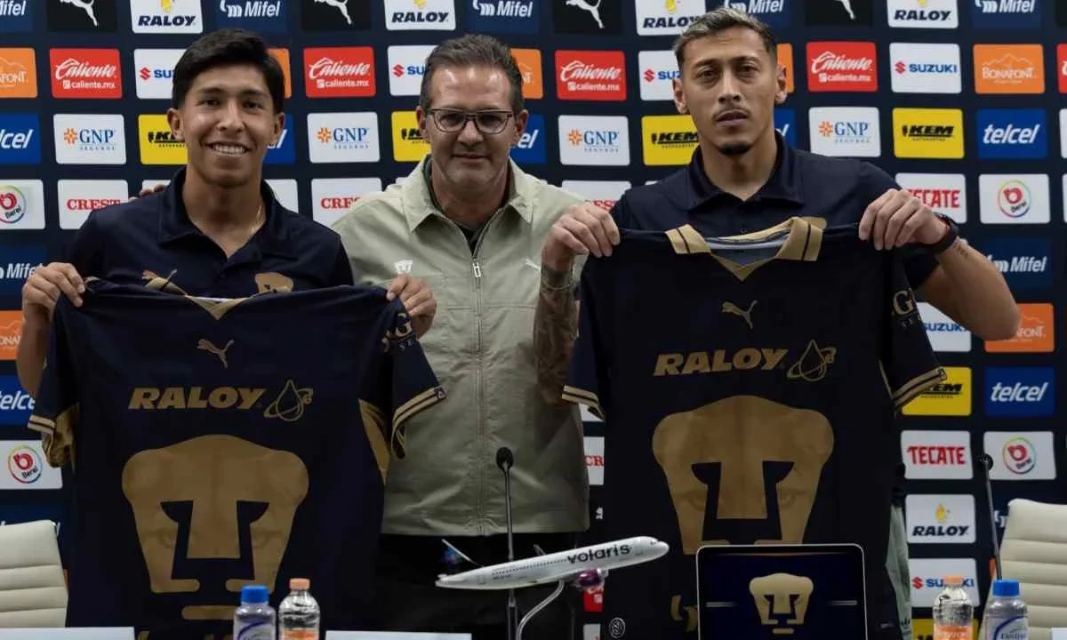Los Pumas de la UNAM presentaron a dos de sus nuevos refuerzos para el torneo Apertura 2026.