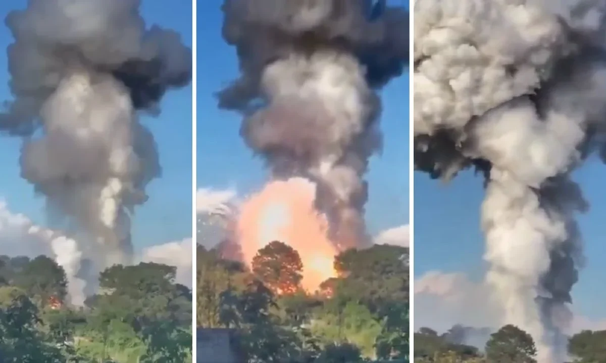 Una presunta explosión de un polvorín se registró en el poblado de Ocotepec, en Morelos, reportan a personas afectadas.