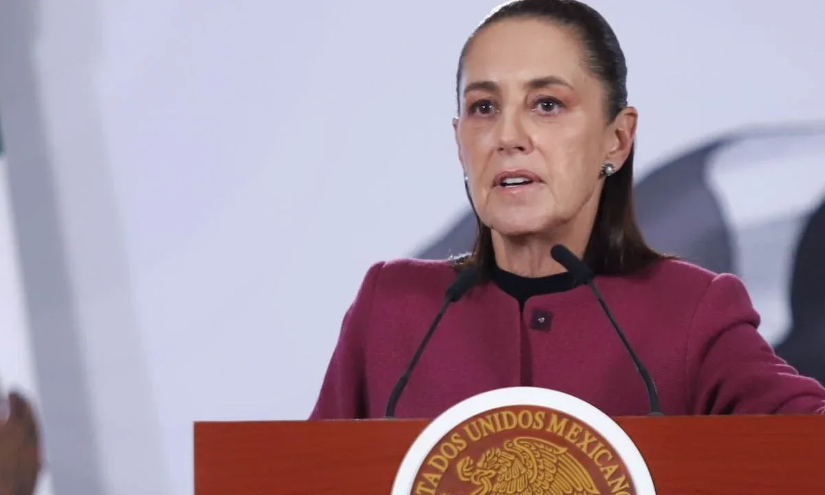 Claudia Sheinbaum, presidenta de México, encabezó la Mañanera del Pueblo
