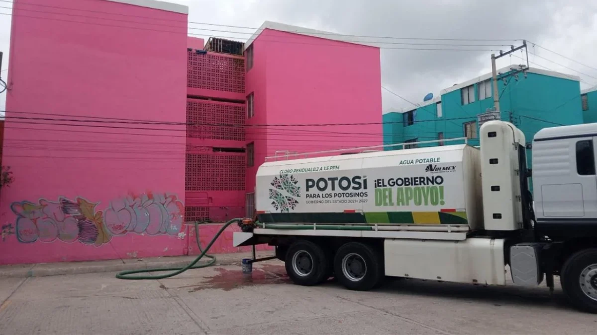 Durante junio, la CEA entregó 30 millones 220 mil litros mediante pipas en colonias afectadas en SLP por fallas en el servicio de Interapas.